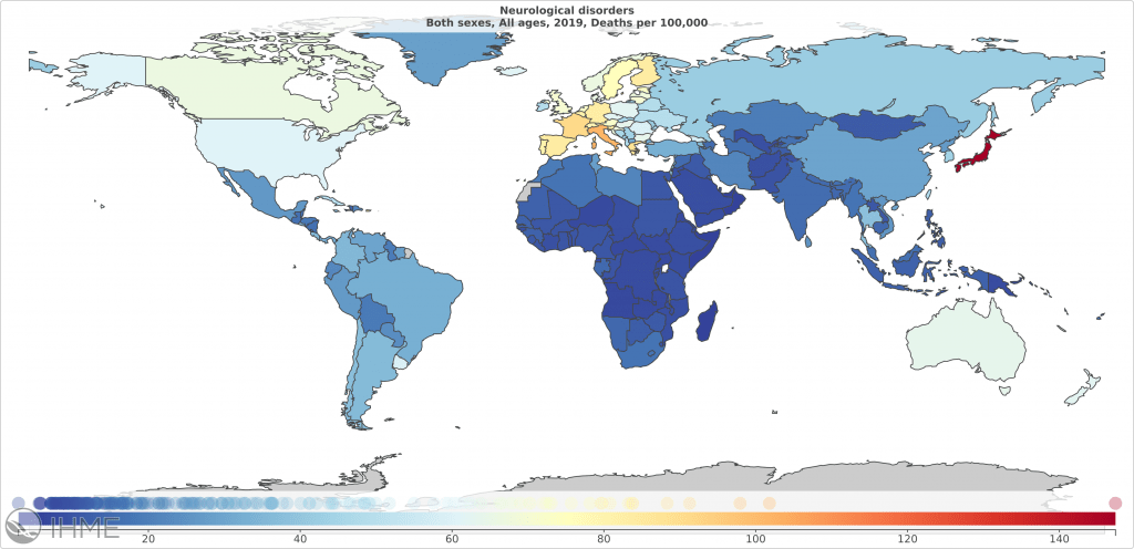 НЕВРОЛОГІЧНІ РОЗЛАДИ — ЧЕТВЕРТА НАЙПОШИРЕНІША ПРИЧИНА СМЕРТІ СЕРЕД УКРАЇНЦІВ. ВИСНОВКИ З ДОСЛІДЖЕННЯ ГЛОБАЛЬНОГО ТЯГАРЯ ХВОРОБ У 2019 РОЦІ